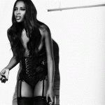 Naomi Campbell topless for magazine