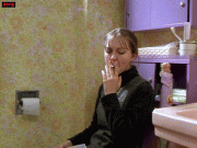 d8efca6840434 Video of Katharine Isabelle smoking in movie Falling Angels